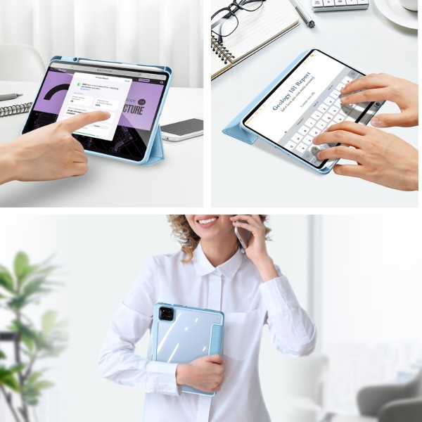 Фото - Чохол для планшету BeCover Soft Edge TPU з кріпленням for Xiaomi Pad 7/7 Pro 11.2" Light Blue (715543)